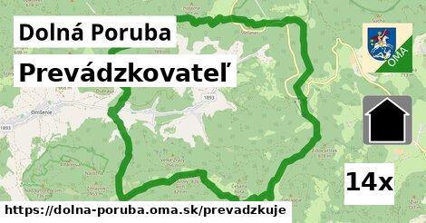 prevádzkovateľ v Dolná Poruba