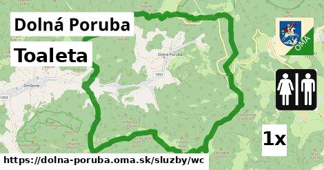 Toaleta, Dolná Poruba