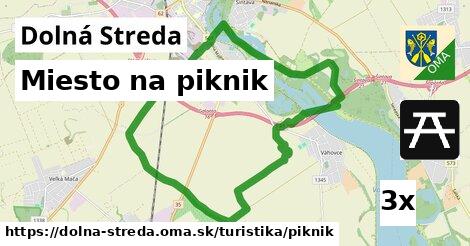 miesto na piknik v Dolná Streda