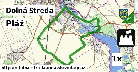 Pláž, Dolná Streda
