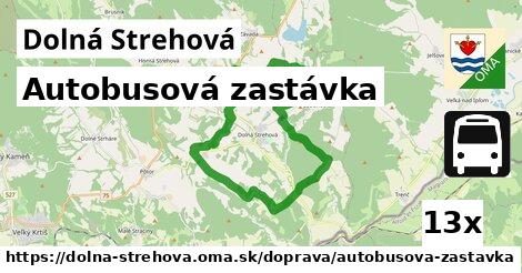 Autobusová zastávka, Dolná Strehová