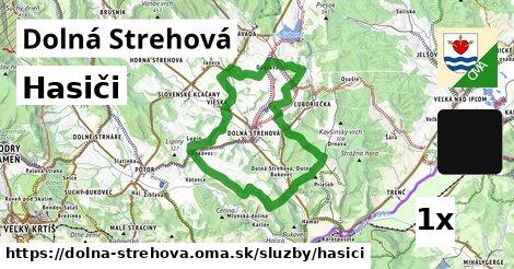 hasiči v Dolná Strehová