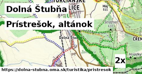 Prístrešok, altánok, Dolná Štubňa