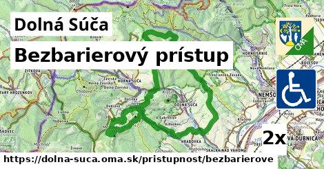bezbarierový prístup v Dolná Súča
