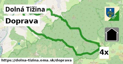 doprava v Dolná Tižina