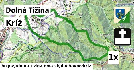 Kríž, Dolná Tižina
