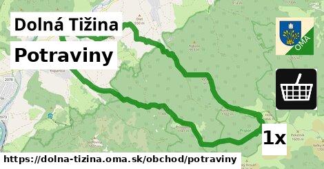 Potraviny, Dolná Tižina