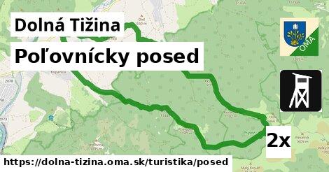 Poľovnícky posed, Dolná Tižina