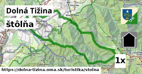 štôlňa, Dolná Tižina