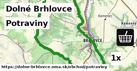 Potraviny, Dolné Brhlovce