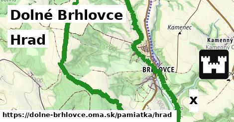 Hrad, Dolné Brhlovce