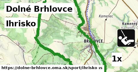 ihrisko v Dolné Brhlovce