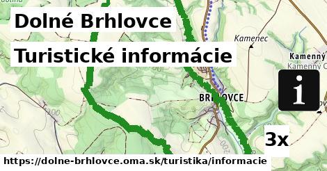 Turistické informácie, Dolné Brhlovce