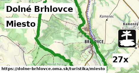 miesto v Dolné Brhlovce