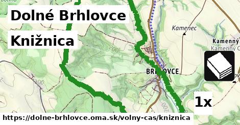 Knižnica, Dolné Brhlovce