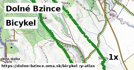 bicykel v Dolné Bzince