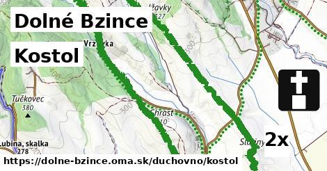 Kostol, Dolné Bzince