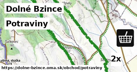 Potraviny, Dolné Bzince