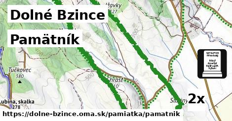 Pamätník, Dolné Bzince