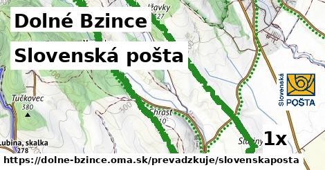 Slovenská pošta, Dolné Bzince