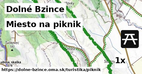 Miesto na piknik, Dolné Bzince