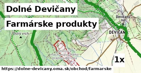 Farmárske produkty, Dolné Devičany