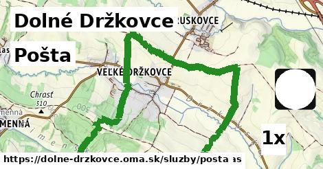 Pošta, Dolné Držkovce