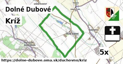 Kríž, Dolné Dubové