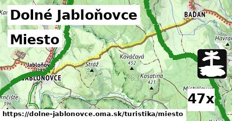 Miesto, Dolné Jabloňovce