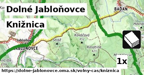 knižnica v Dolné Jabloňovce