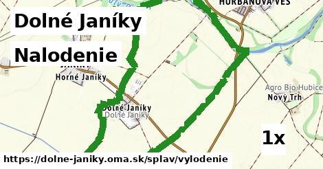 Nalodenie, Dolné Janíky