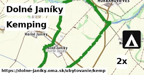 kemping v Dolné Janíky