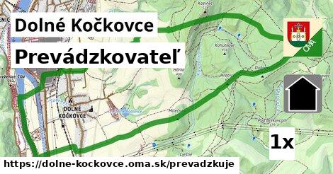 prevádzkovateľ v Dolné Kočkovce