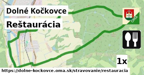 Reštaurácia, Dolné Kočkovce