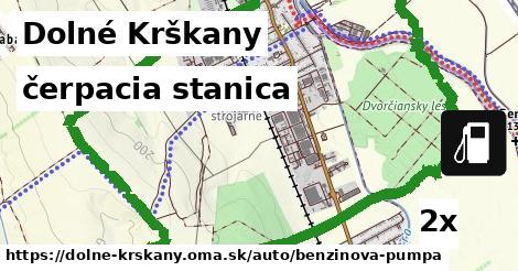 čerpacia stanica, Dolné Krškany