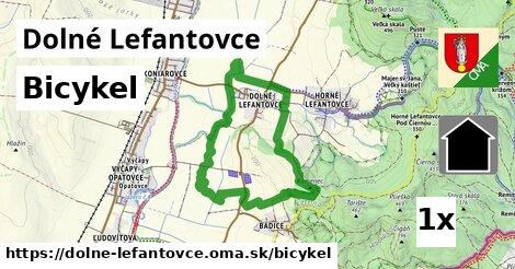 bicykel v Dolné Lefantovce