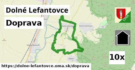 doprava v Dolné Lefantovce