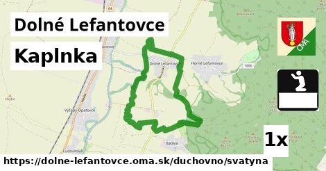 Kaplnka, Dolné Lefantovce