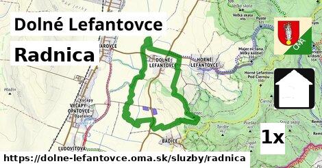 radnica v Dolné Lefantovce