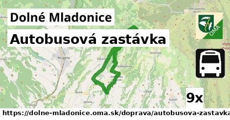 Autobusová zastávka, Dolné Mladonice