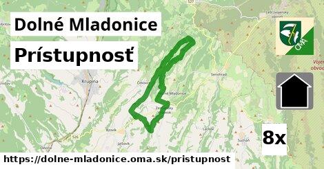 prístupnosť v Dolné Mladonice