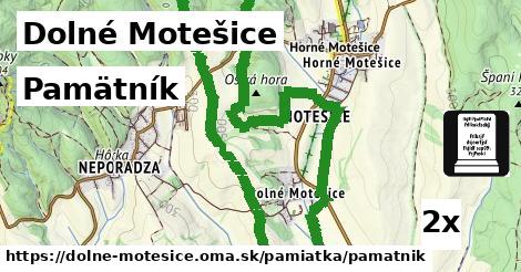 pamätník v Dolné Motešice