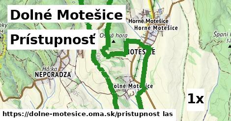 prístupnosť v Dolné Motešice