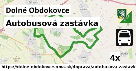 Autobusová zastávka, Dolné Obdokovce