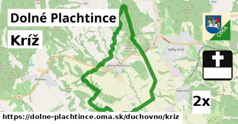 Kríž, Dolné Plachtince