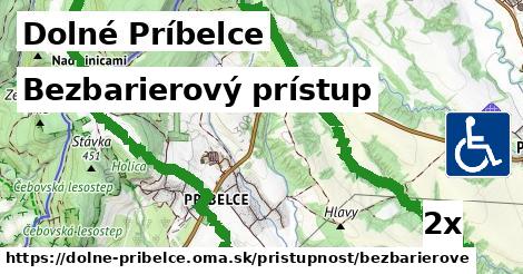 Bezbarierový prístup, Dolné Príbelce