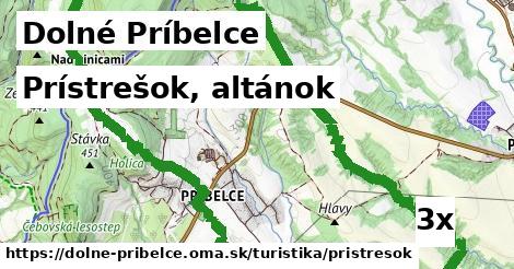 Prístrešok, altánok, Dolné Príbelce