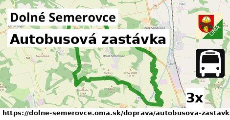 Autobusová zastávka, Dolné Semerovce