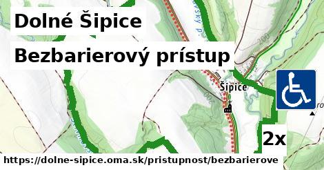 bezbarierový prístup v Dolné Šipice
