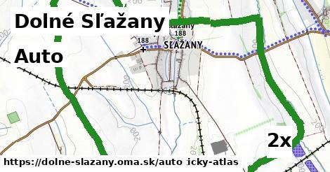 auto v Dolné Sľažany